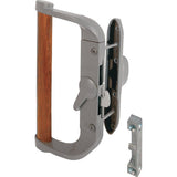 Prime-Line C 1016 Patio Door Surface with Hook Latch, Diecast Body, Wood Handle, Keeper (Single Pack)