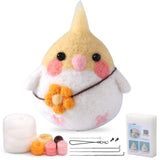 SOCNITC Needle Felting Kit for Beginners, Animal Doll Making Supplies with Tools, Soft Wool Roving, Foam Mat, Instructions, Acce
