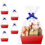 Baskets For Gifts Empty Organizing,?5PK? Red Small Gift Basket Empty To Fill For Holiday, Birthday, Easter,Wedding Baby Party Gi
