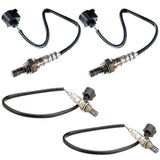 Set of 4 Upstream and Downstream O2 Oxygen Sensor Replacement for Jeep Wrangler JK Series 2007-2009 V6 3.8L Only