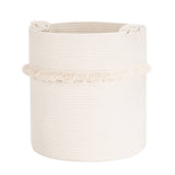 CherryNow Extra Large Woven Storage Baskets - 17'' x 16'' Cotton Rope Decorative Hamper for Magazine, Toys, Blankets, and Laundr