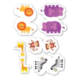 woopme Safari Animal Magnetic Bookmark for Book Lovers Readers Students Gift Magnetic Page Clips Folding Set of 5