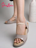 Shoetopia Women'S Wedge Sandal-3 Kids Uk (Girls-Charger-Grey)-Eu36,Grey,3,B0D54CNYDM