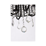 Living District Elise 4-Light Transitional Style Metal Pendant In Black
