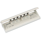 Metal Adjustable 6 Hole Punch for A5 A6 A7 Binders/Planners, Paper Hole Puncher 6 Ring with Guide Rule, 6 Sheet Capacity, Heavy