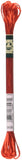 DMC 1008FS606 Shiny Radiant Satin Floss, Orange/Red, 8.7Yard