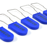 1000 PCS Plastic Wire Padlocks, Numbered Plastic Padlocks Security Seals Electric Meter Seal Disposable Anti-Tamper Locks, Blue