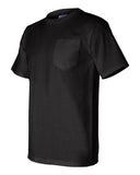 Bayside Union-Made Short Sleeve T-Shirt With A Pocket - Black, S
