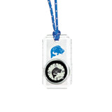 Sun Company Wildlife Compass for Kids - Children's Compasses for Camping, Hiking, and Exploring | Break-Away Neon Lanyard (Blue