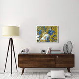 Looking Up At Blue Sky Through A Canopy Of Fall Colored Aspen Trees, Colorado-Paper Art-34,,X26,,