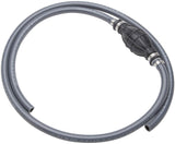 Attwood 93806ULP7 Universal Marine Boat Fuel Line Kit with Sprayless Fuel Connector, 6-Foot x 3/8-Inch