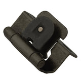 Hickory Hardware P5313BI Single Demountable Hinge 1/2 Inch overlay Self Closing Feature with 170 Opening Face Frame | Cabinet