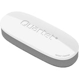 Quartet White Board Dry Erase Board Eraser, 5 x 2, Max Clean for Dry Erase Markers, Includes Magnetic Caddy Holder, Home Schoo