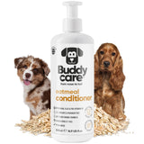 Buddycare Oatmeal Dog Conditioner (16.90oz) Made with Aloe Vera, Argan Oil & Pro Vitamin B5 to Detangle Matted Coats & Relieve S