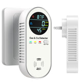NICGOL 4-in-1 Upgraded Natural Gas Detector & Carbon Monoxide Detectors - Carbon Monoxide Detectors Plug in - Natural Gas, Propa
