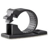 25pcs JacobsParts V3 Adhesive Cable Management Clips, 0.7 Inch Fixed Clamp with Optional Screw Mount (Large)