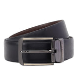Da Milano Reversible Leather Belt For Men Black & Brown (Size 90 Cm)