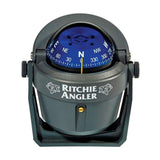 Ritchie Navigation RA-91 Angler Compass - Bracket Mount, Gray with Blue Dial, 2-3/4