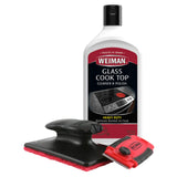 Weiman Cooktop Cleaner Kit Cook Top Cleaner and Polish 20 Ounce Scrubbing Pad, Cleaning Tool, Cooktop Razor Scraper