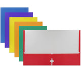 Emraw 2 Pocket Portfolio Two Pockets Folder Legal Document Organizer Designed for Home, Office, School, Classroom, Medical Recor