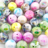 YIQIFLY Colorful Rhinestone Beads Round Spacer Beads for Jewelry Bracelet Necklace Pen Bag Chain Making Crafts Supplies (16mm St
