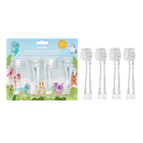 Papablic Replacement Toothbrush Heads for Aged 24 Toddler/Baby, 4 Pack