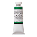 M. Graham 1/2Ounce Tube Watercolor Paint, Phthalocyanine Green Yellow (33151)