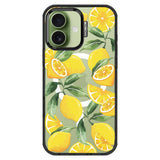 MOSNOVO for iPhone 17 Case | Compatible with Magsafe | Military Grade 10ft Drop Tested | Camera Control | Clear Black with Lemon