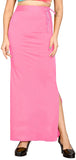 Shasmi Women Solid Saree Shapewear (Soft Shapewear) (S, Light Pink)