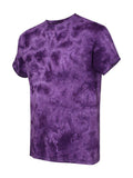 Dyenomite Crystal Tie-Dyed T-Shirt - Purple, M