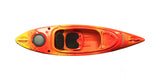 Perception Kayaks Flash 9.5 | Sit Inside Kayak for Fishing and Fun | Two Rod Holders | Multi-Function Dash | 9' 6 | Sunset