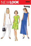 New Look Sewing Pattern 6602 Misses Dresses, Size A (SMLXLXXL)
