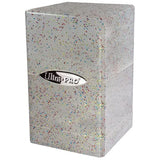 Ultra Pro - Satin Tower 100+ Card Deck Box (Glitter Crystal) - Protect Your Gaming Cards, Sports Cards or Collectible Cards In S