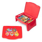 Paw Patrol Kids Lap Desk with Storage Folding Lid and Collapsible Design Portable for Travel or use in Bed at Home Great f