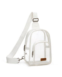 WranglerClear Bag for Stadium Events Crossbody Purse for Women Men Transparent Shoulder Sling Cross Body Bag Large See Through B