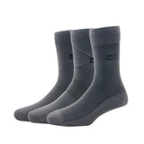Allen Solly MenS Cotton Full Length Socks (Pack Of 3) Dark Grey