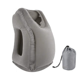 Yorten Pillow Portable Head Neck Rest Pillow Air Travel Inflatable Cushion For Airplane Train And Car Office Napping