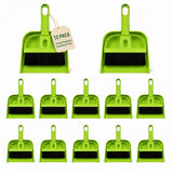 Healifty 12 Pack Mini Broom and Dustpan Set