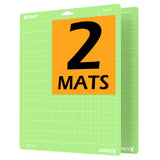 2pcs Standard Cutting Mats for Cricut Maker 3,Explore 3,Maker,Air 2,12x12 inch Standard Sticky Grip 12x12 Green Replacement Cut