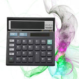12 Digits Large LCD Display Small Desktop Calculator,Basic Calculators with Big Buttons,Easy to Press Mechanical Switch Calculat
