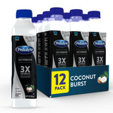 Pedialyte Electrolyte Solution, Coconut Burst, Hydration Drink, half liter each, 16.9 Fl Oz (Pack of 12)