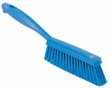 Vikan 45873 Bench Cleaning Brush, Polypropylene/Polyester Soft Bristle Dustpan Brush & Sweeper With Handle, 14Inch, Blue