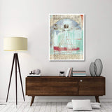 Vitruvian Man 2.0-Paper Art-38,,X50,,
