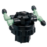 Orbit 4-Pack 67005 4-Port Drip Irrigation Manifold for 1/4 Inch Tube - Efficient Water Distribution for Your Garden