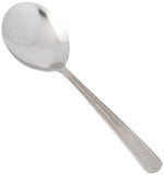 Winco 24-Piece Dominion Bouillon Spoon Set, 18-0 Stainless Steel