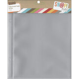 Simple Stories Sn@p! Pocket Pages for 6X8 Binders 10/Pkg, (1) 6X8 Pocket