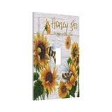 Rustic Wooden Sunflower Bee Oil Painting Single Toggle Light Switch Cover Decorative 1 Gang Wall Plate Electrical Device Switchp