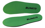Wide Run 619 Zero Drop Shoe Insoles, Traditional Shape, Foot Forming, Wide Width - 3mm Thickness, Firm, Flat Shoe Inserts - Men'