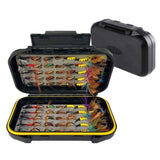 Qievcrme Fly Fishing Flies Kit 40/137pcs Dry/Wet Flies Assortment Nyphms Popper Streamer for Trout Bass Steelhead Fish+ Fly Box