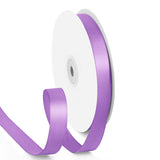 HimBen Double Faced Light Purple Ribbon 50 Yards, 5/8 inch Light Purple Stain Ribbon for Gift Wrapping, Flower Bouquet, Weddings